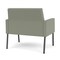 Lesro Mystic Lounge Reception Bariatric Chair, Charcoal, OH Eucalyptus Upholstery ML1401 - alternate 2